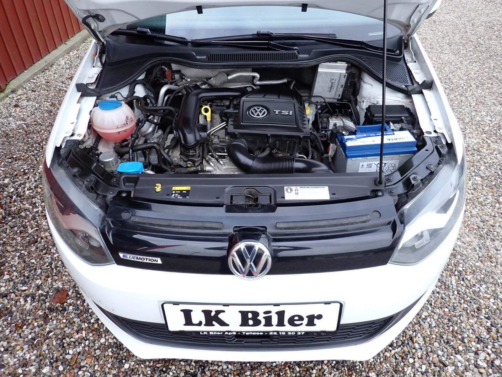 Hvid VW Polo fra 2016