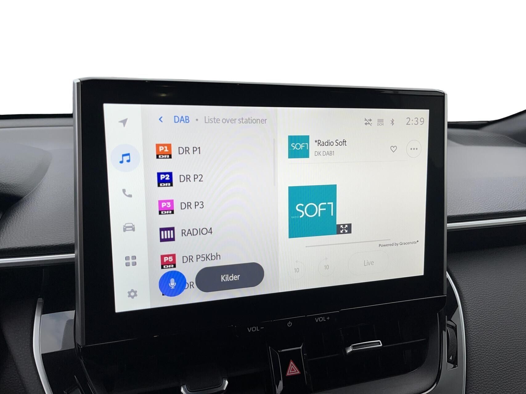 Sort Toyota Corolla Cross fra 2023