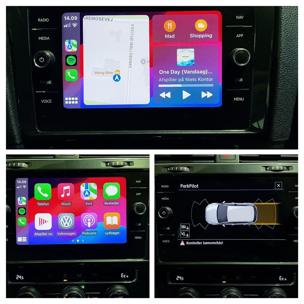 Hvid VW e-Golf fra 2020