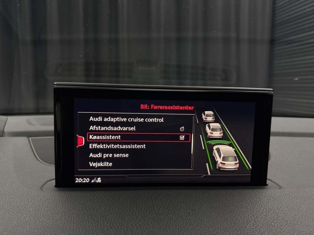 Hvid Audi Q7 fra 2017