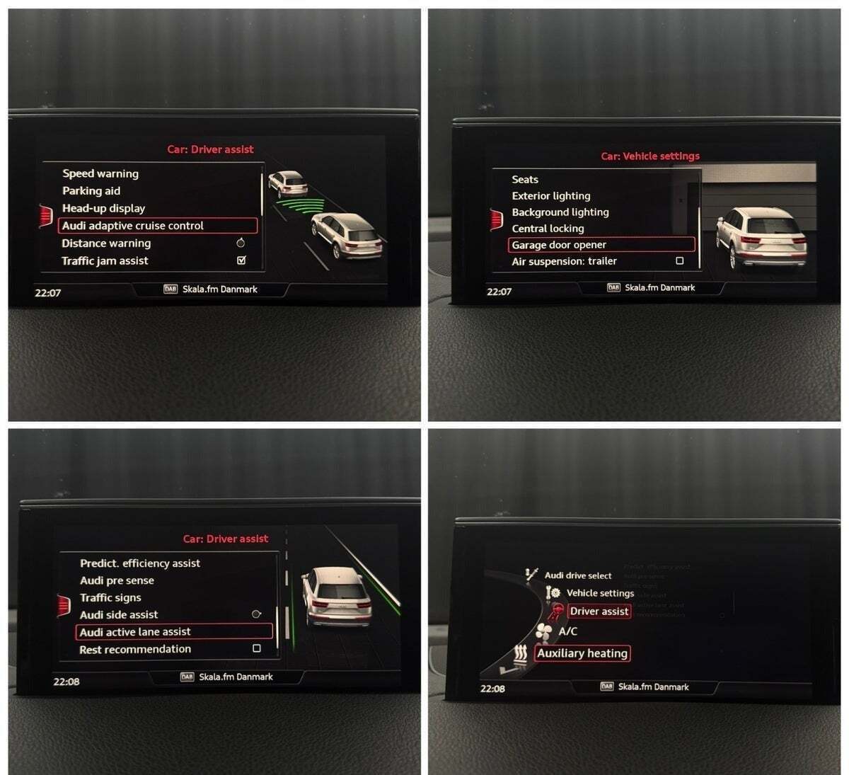 Sort Audi Q7 fra 2017