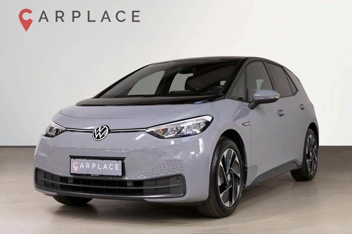 Grå VW ID.3 fra 2023 set udefra