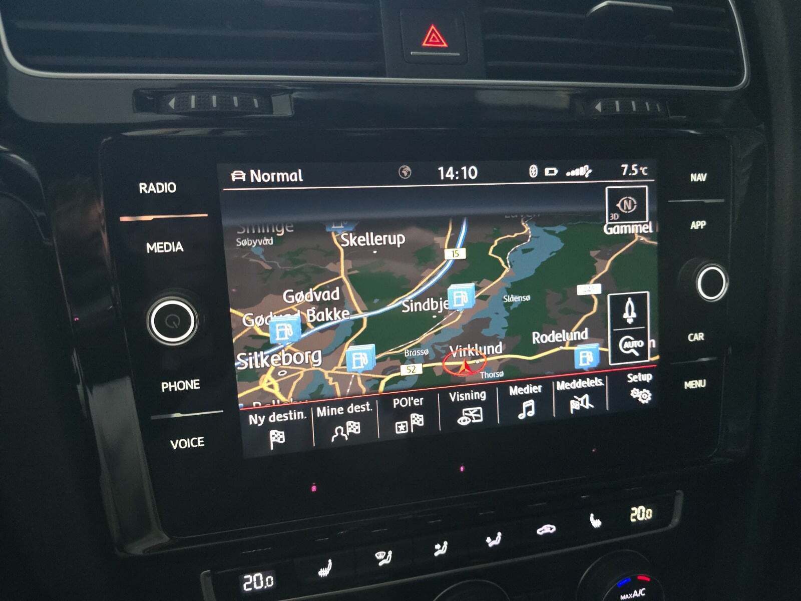 Sort VW Golf VII fra 2014