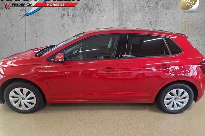 Rød VW Polo fra 2022