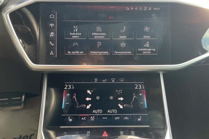 Blå Audi S6 fra 2019