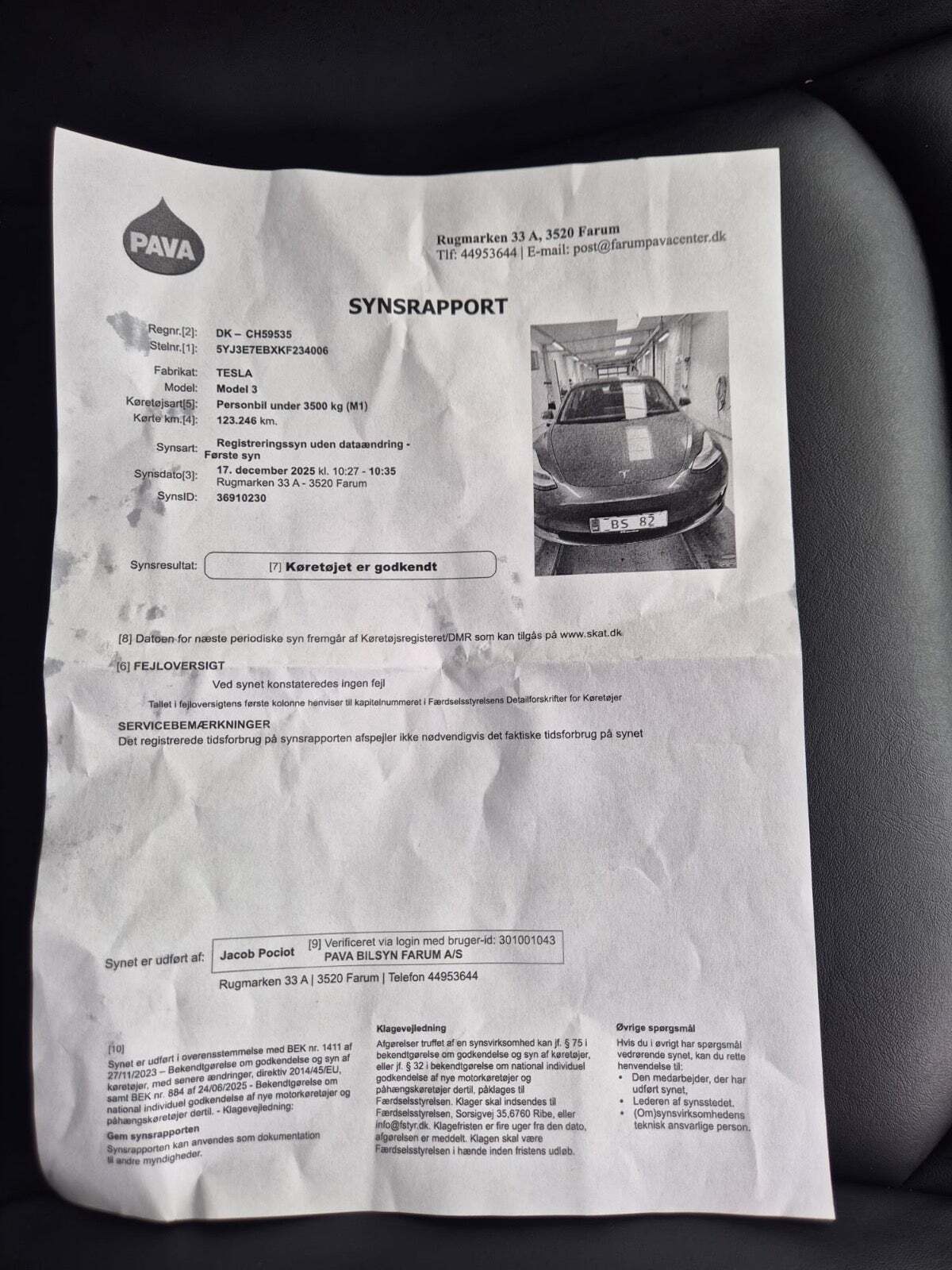 undefined Tesla Model 3 fra 2019