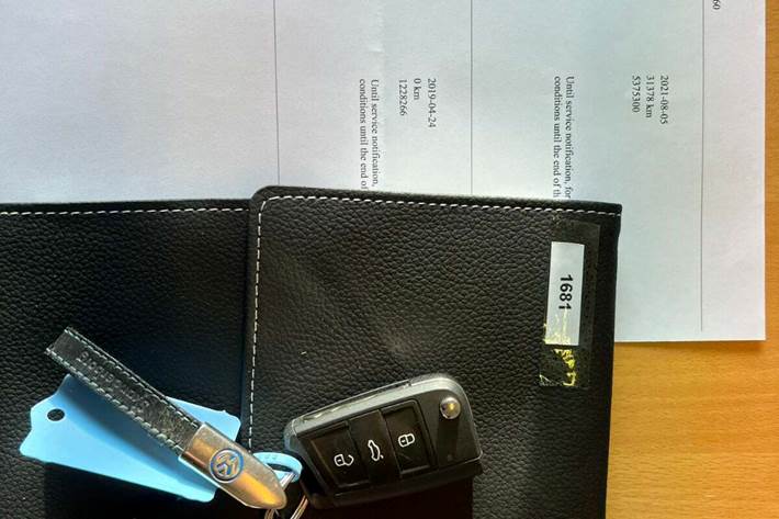 Sort VW Polo fra 2019