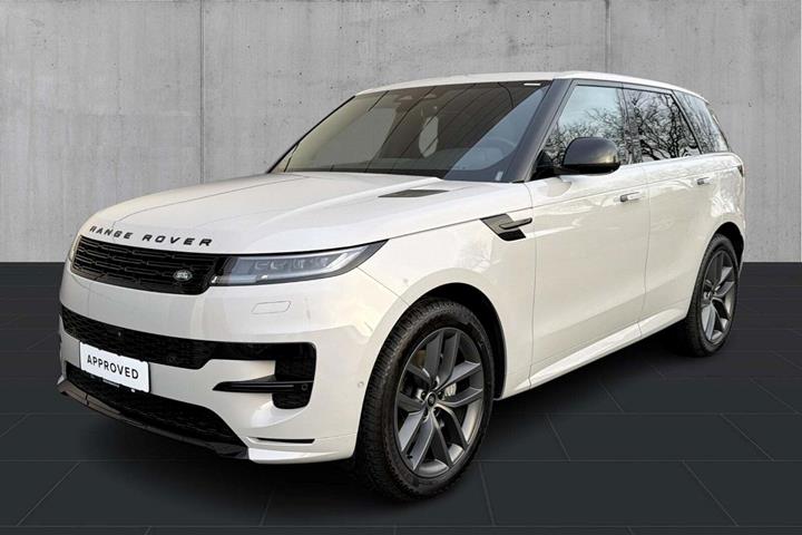 Grå Land Rover Range Rover sport fra 2025 set udefra