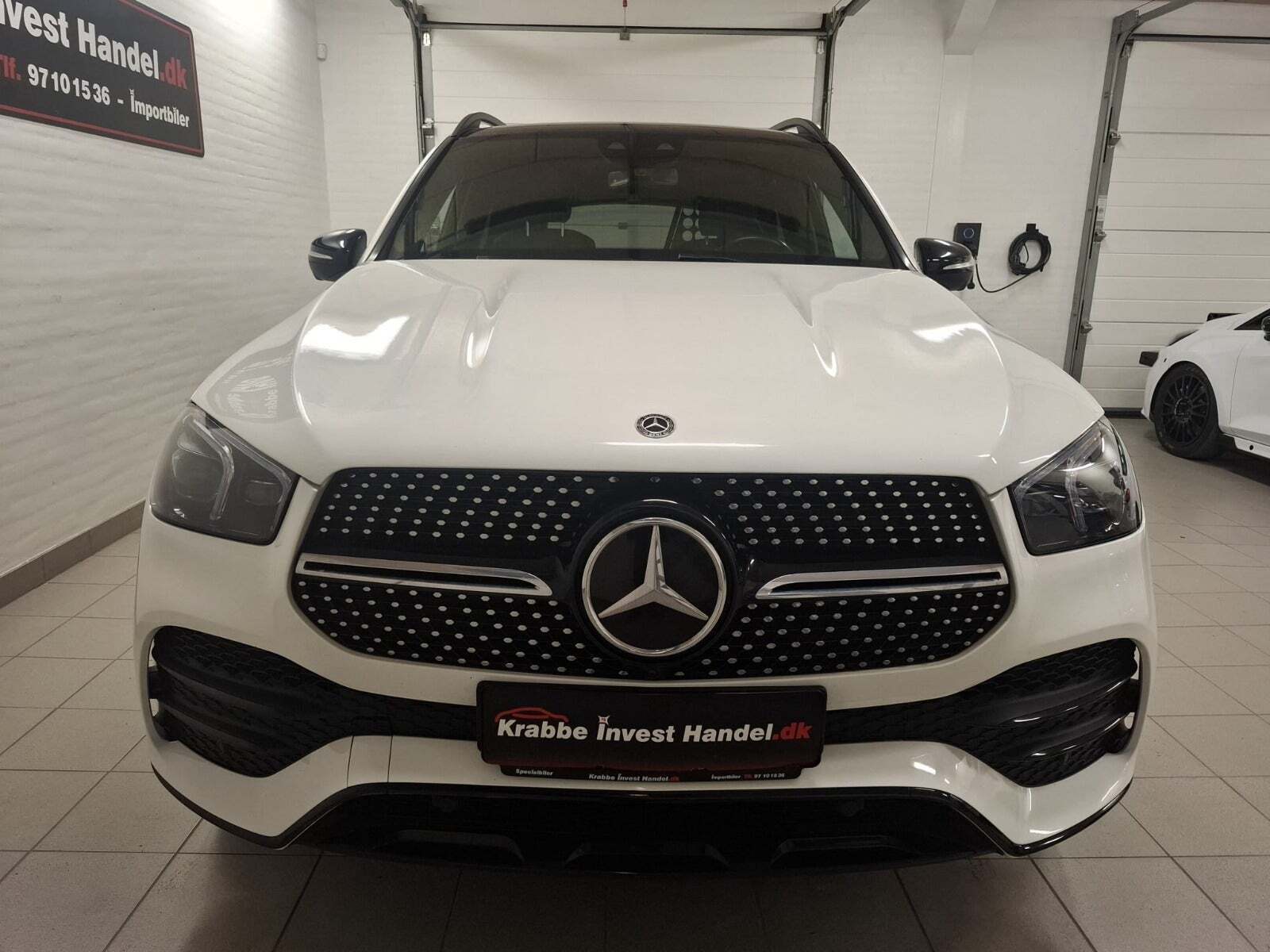 Hvid Mercedes GLE350 de fra 2020