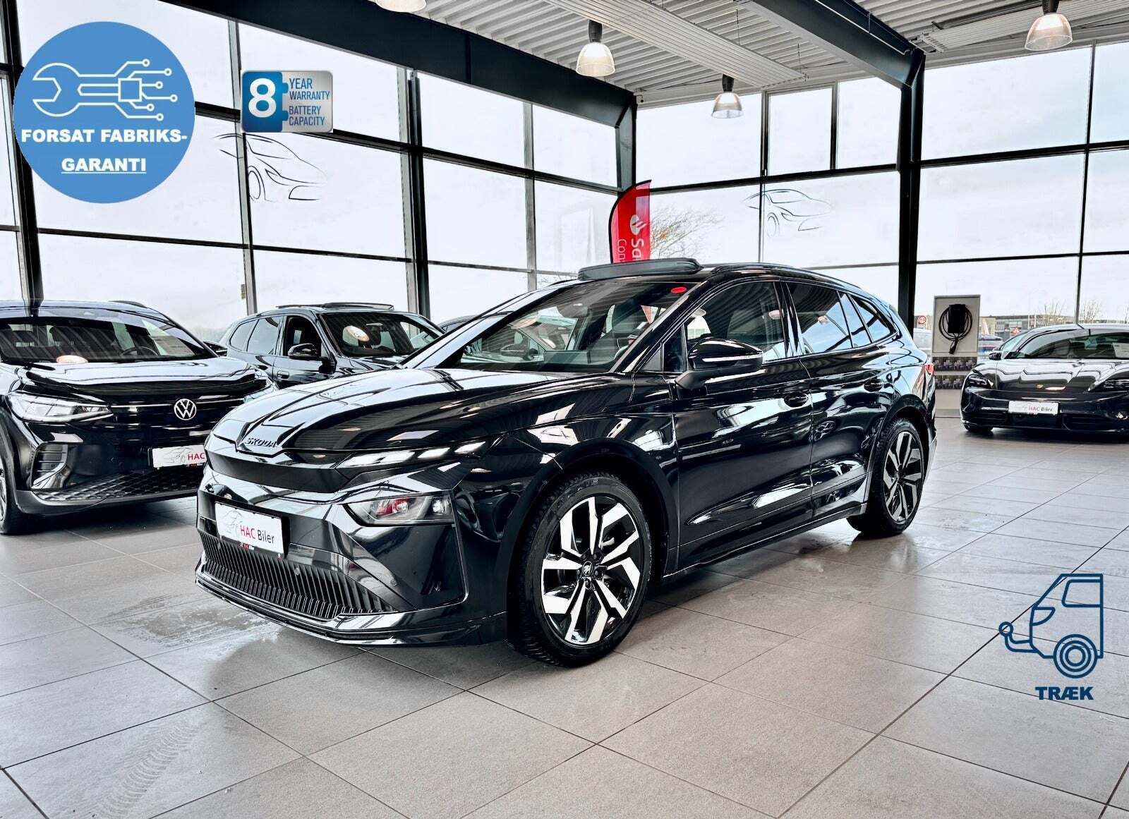 Sort Skoda Enyaq fra 2026