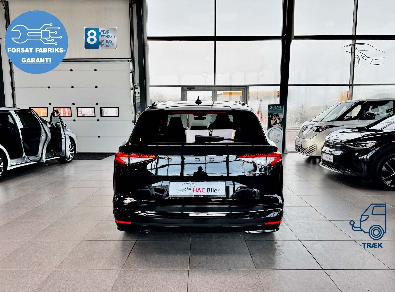 Sort Skoda Enyaq fra 2026