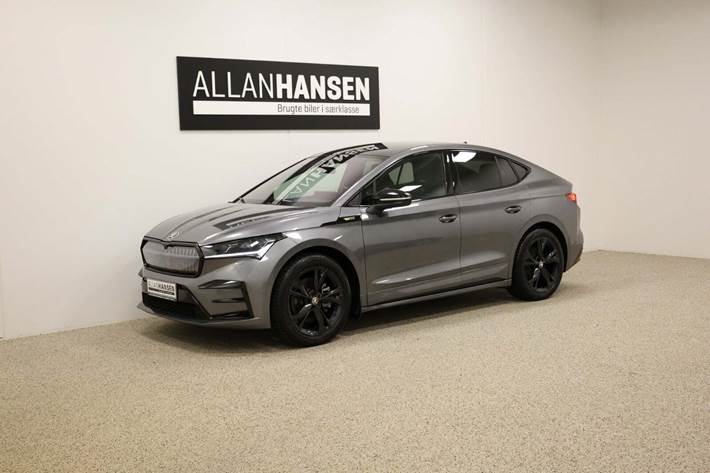 Sort Skoda Enyaq fra 2024