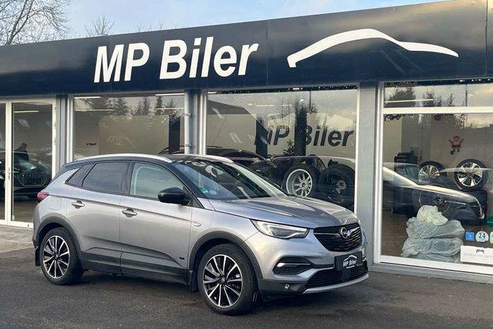 Sølv Opel Grandland X fra 2021