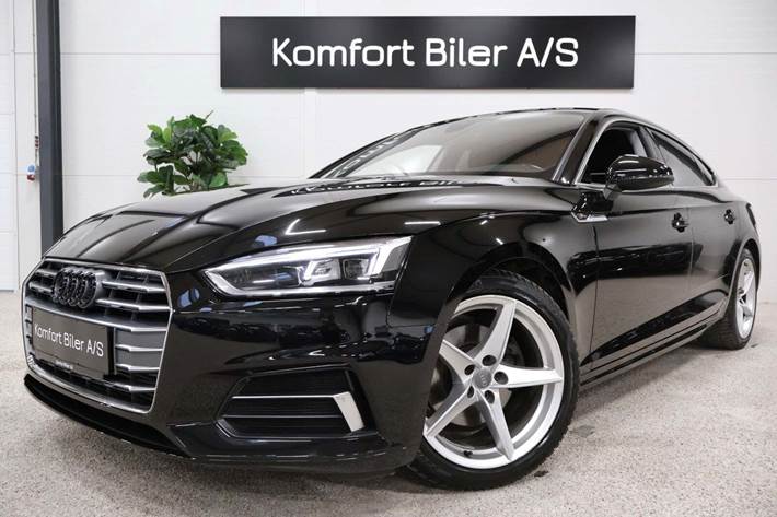 Sort Audi A5 fra 2018