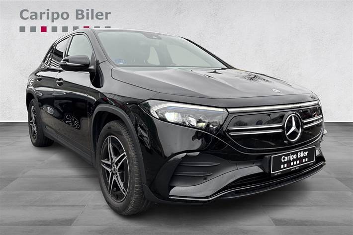 Sort Mercedes EQA 250+ fra 2023 set udefra