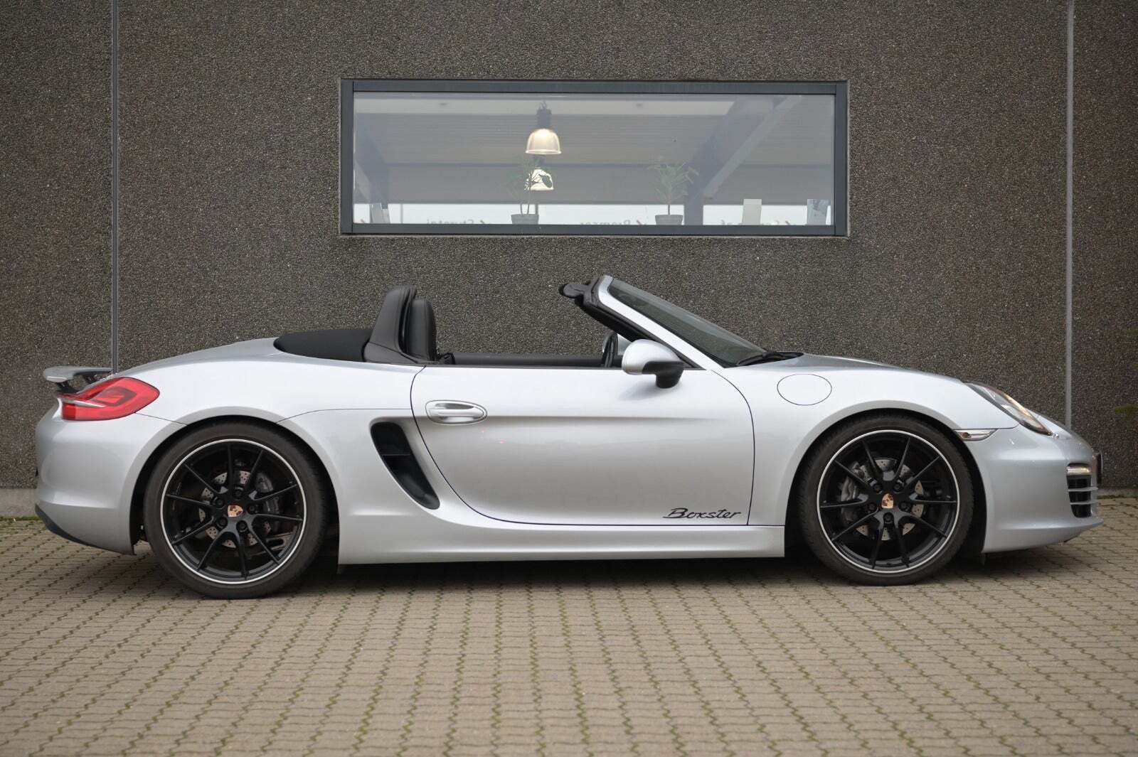 Sølv Porsche Boxster fra 2014