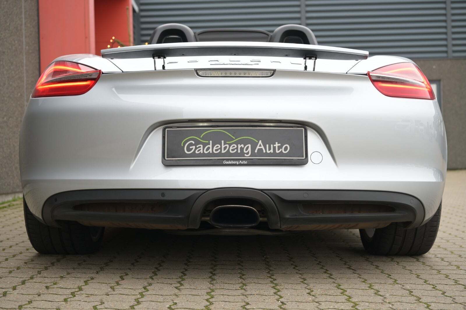 Sølv Porsche Boxster fra 2014