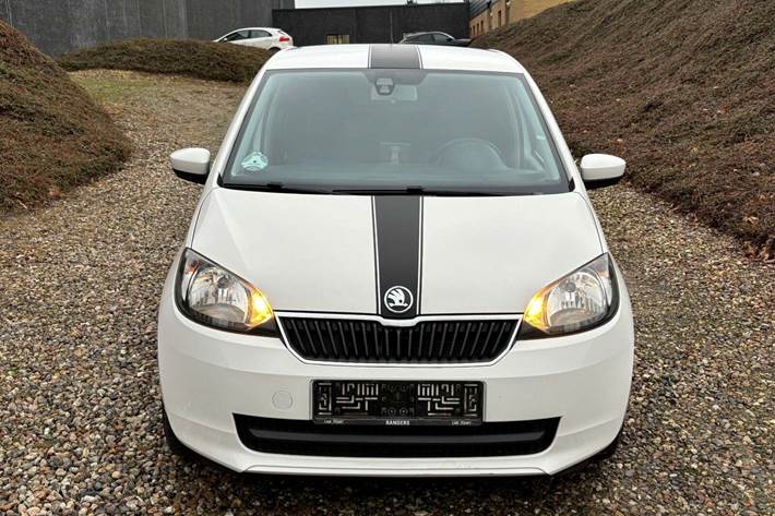 Hvid Skoda Citigo fra 2014