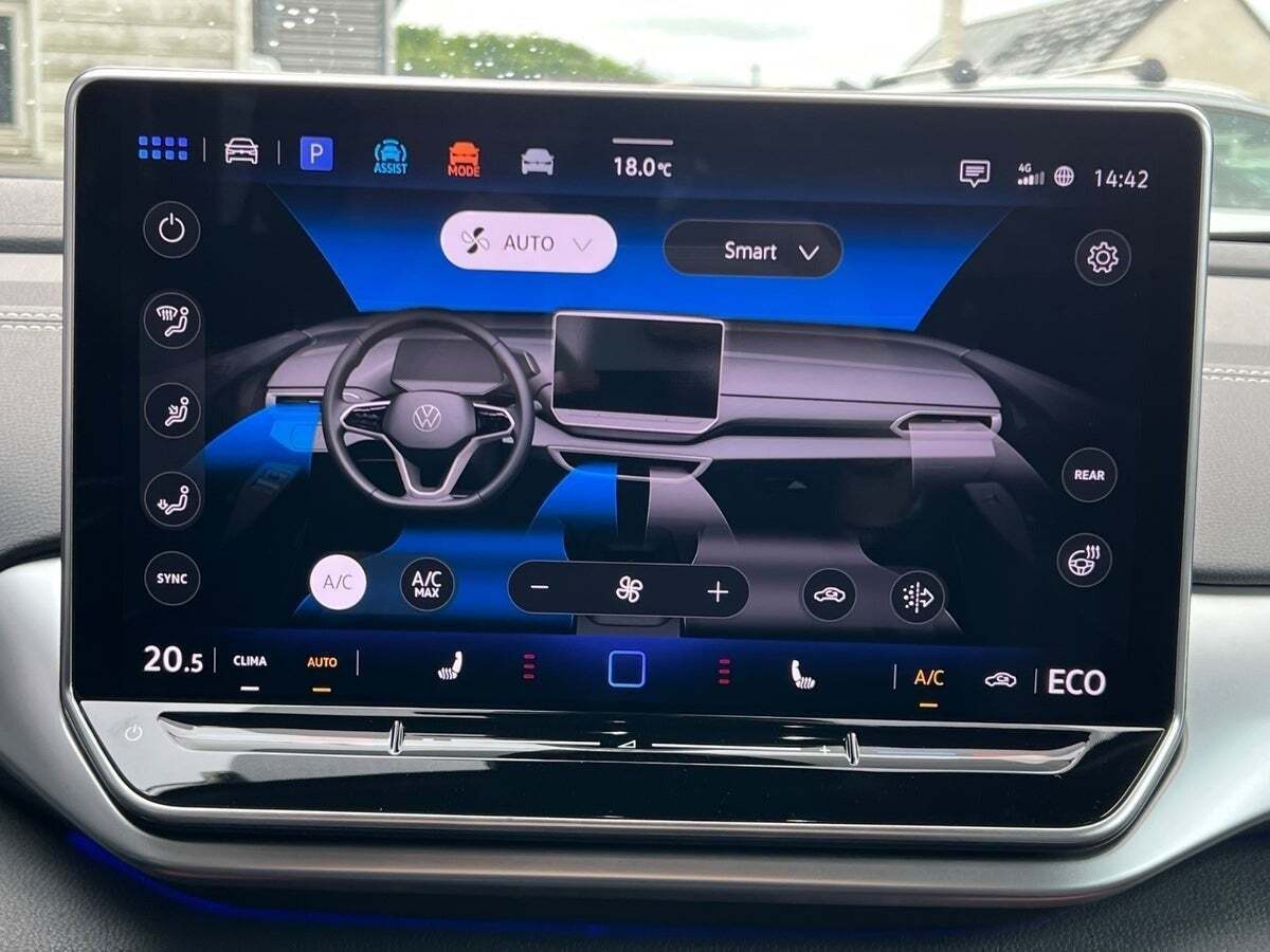 Blå VW ID.4 fra 2024