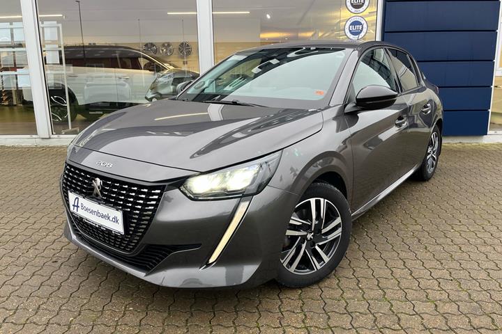Grå Peugeot 208 fra 2022