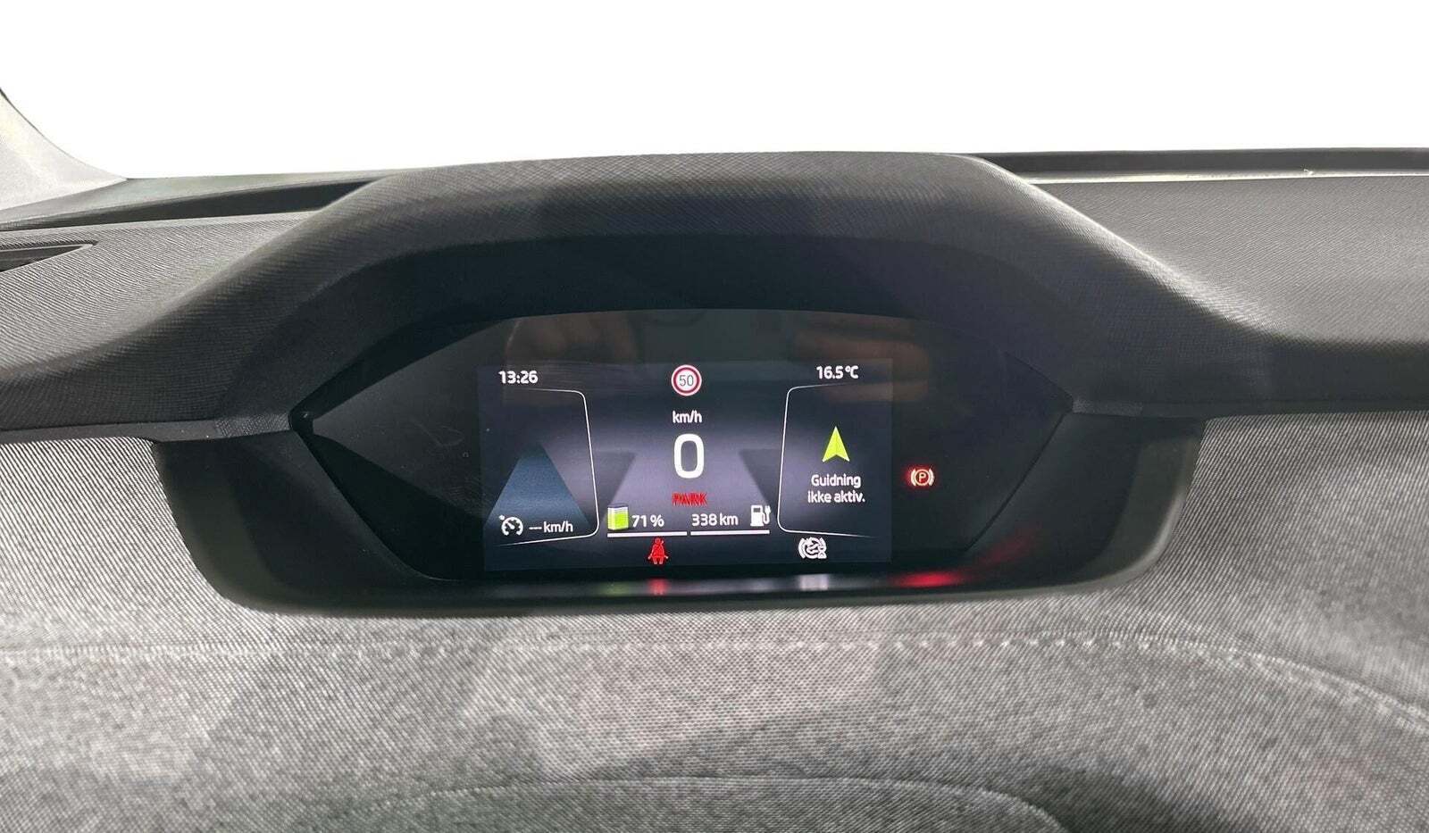 Blå Skoda Enyaq fra 2022