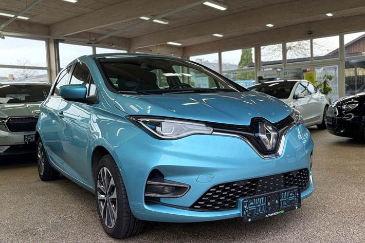 Blå Renault Zoe fra 2020
