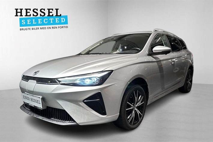 Grå MG 5 fra 2023 set udefra