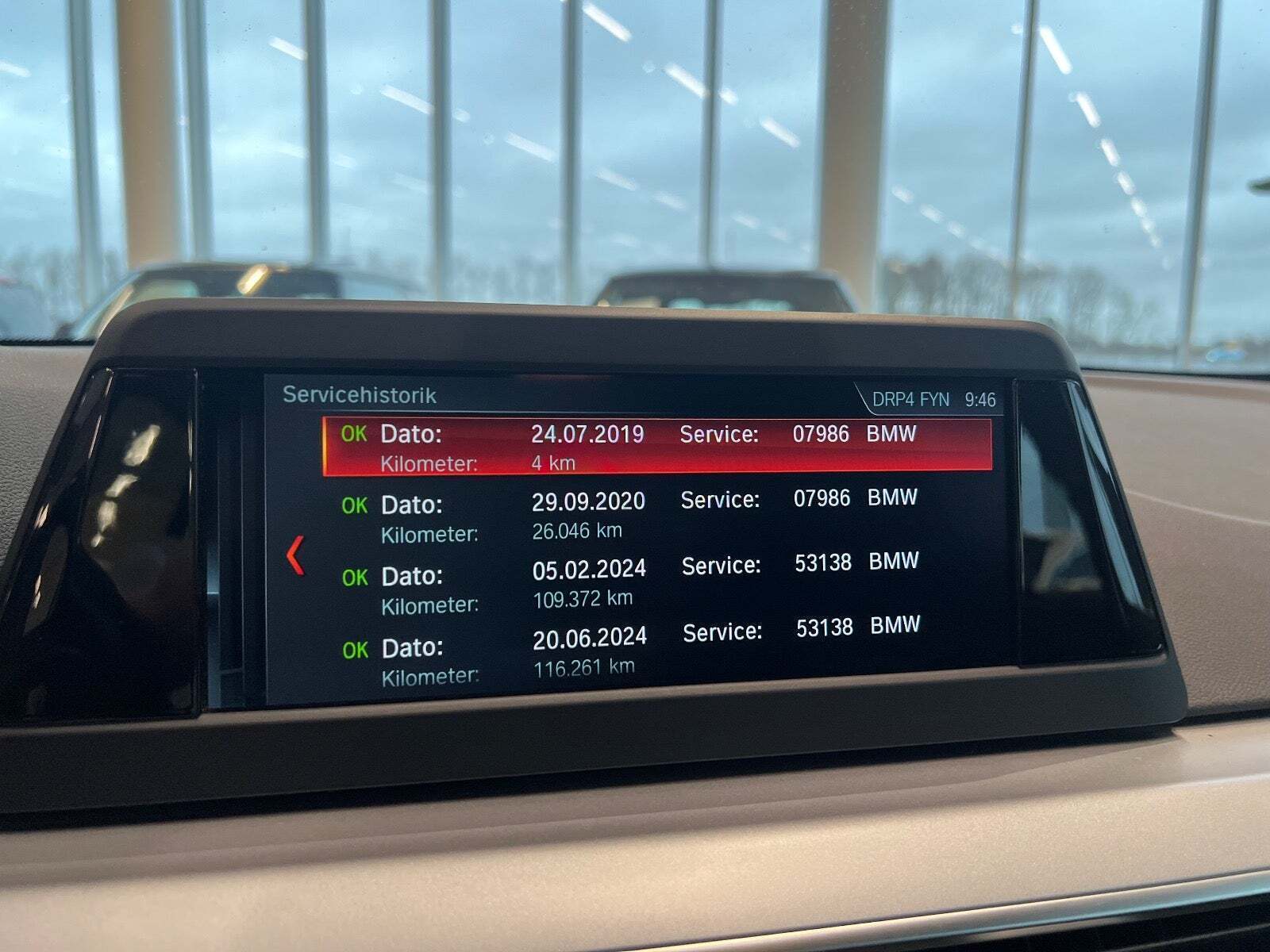 Sort BMW 520d fra 2019