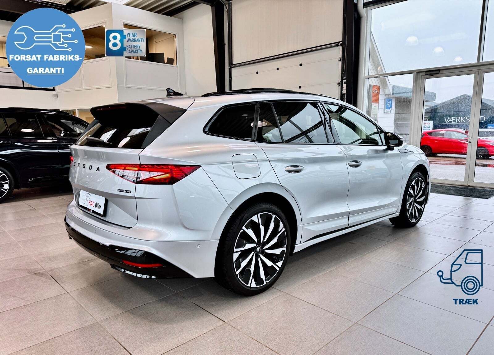 Sølv Skoda Enyaq fra 2026