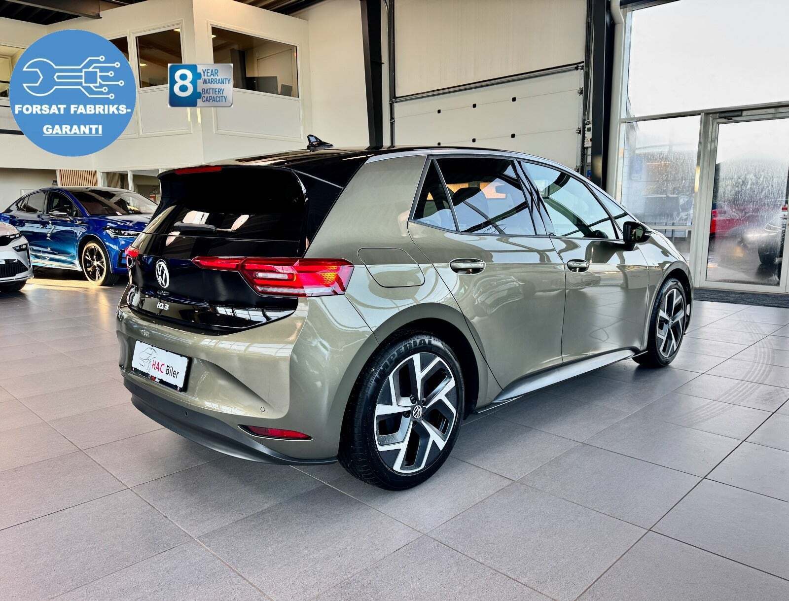 Grøn VW ID.3 fra 2023