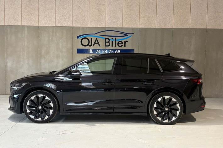 Sort Skoda Enyaq fra 2021