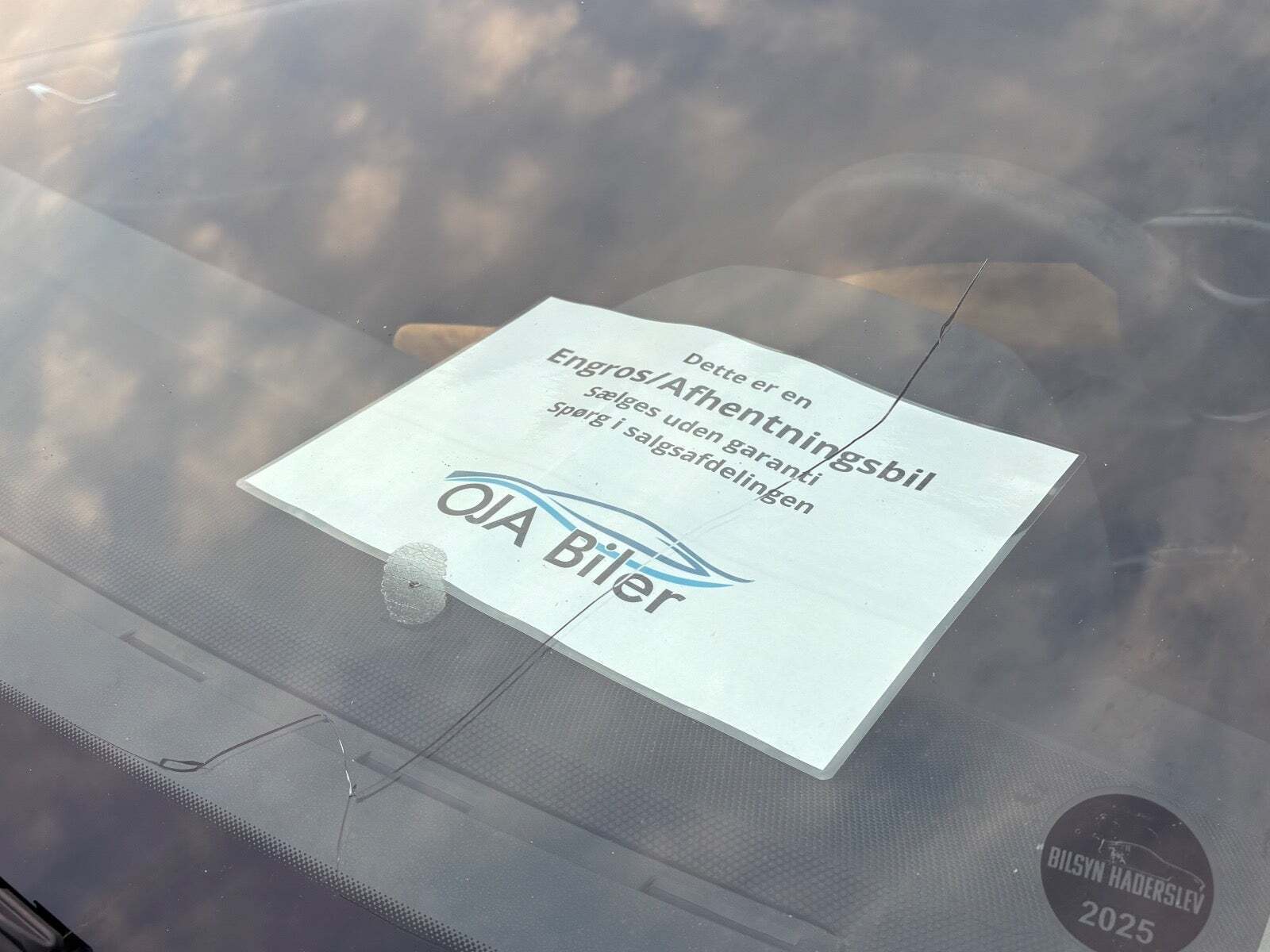 Blå Skoda Fabia fra 2007