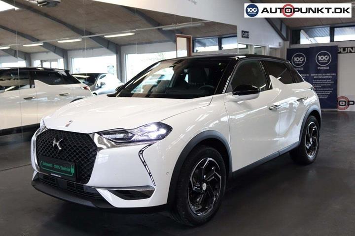 Hvid DS DS 3 CrossBack fra 2022 set udefra