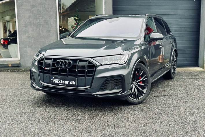 Grå Audi SQ7 fra 2020 set udefra