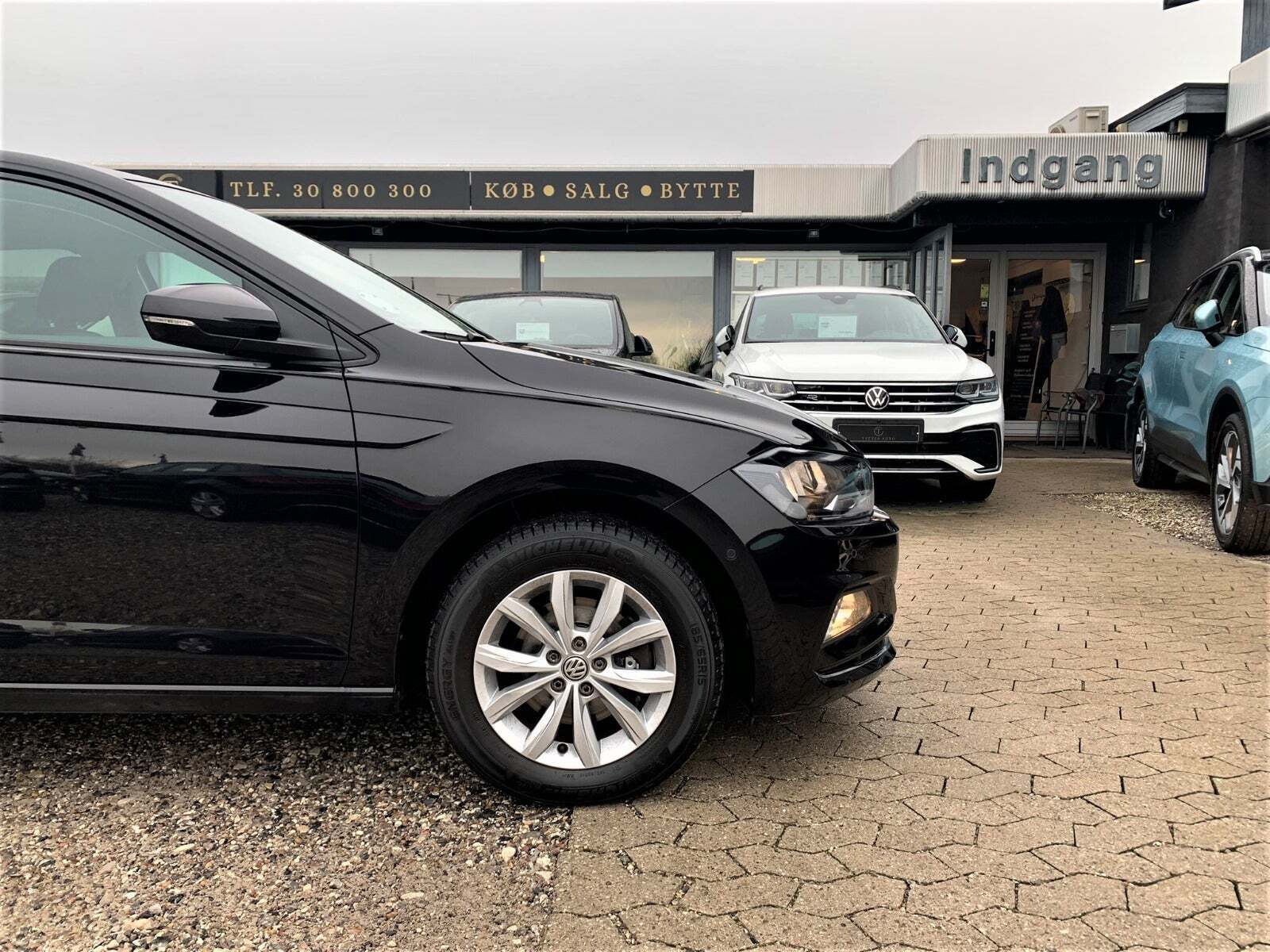 Sort VW Polo fra 2018