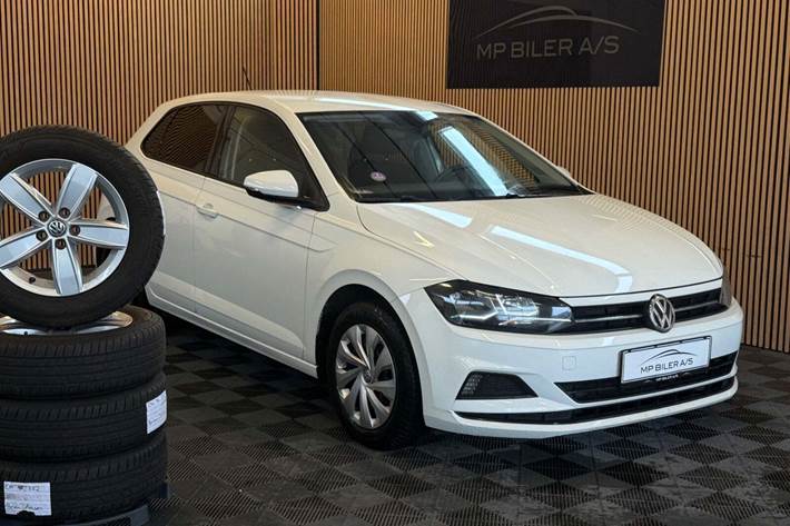 Hvid VW Polo fra 2019