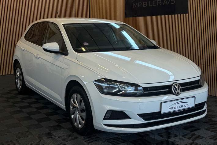 Hvid VW Polo fra 2019
