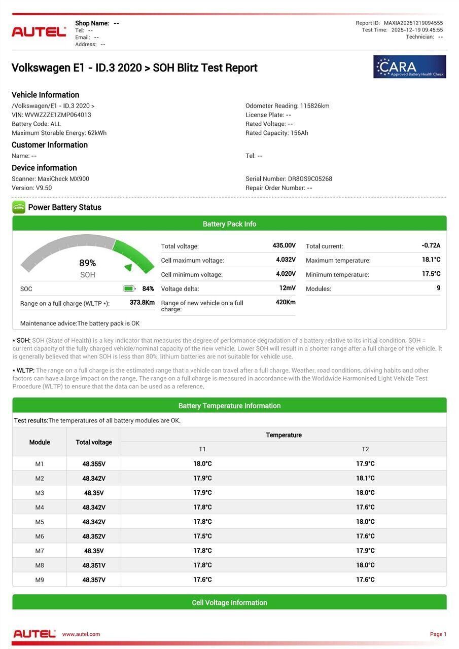 Hvid VW ID.3 fra 2021