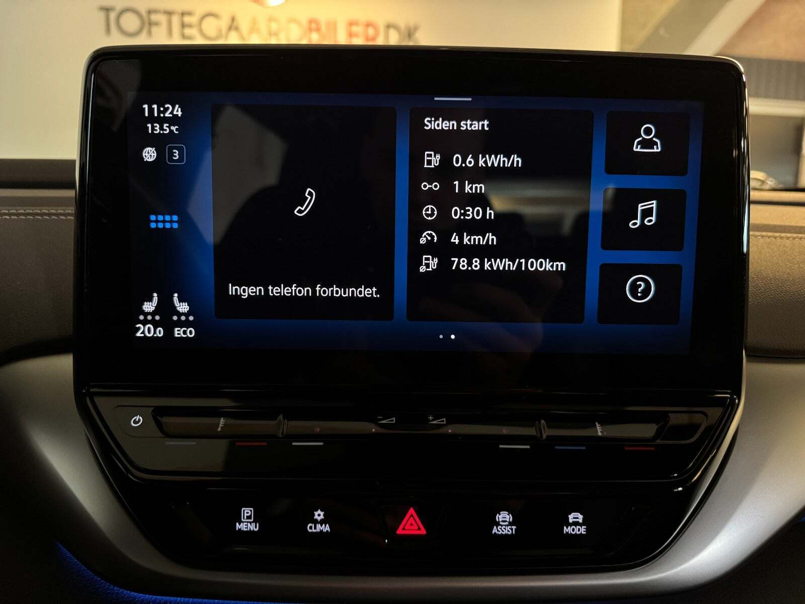 Grå VW ID.4 fra 2023