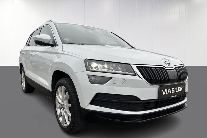 Hvid Skoda Karoq fra 2019