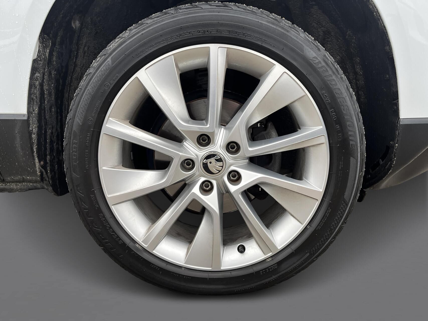 Hvid Skoda Karoq fra 2019