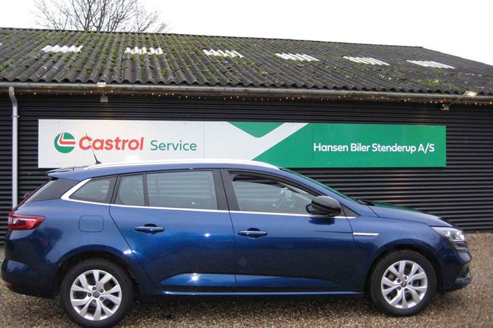 Blå Renault Megane IV fra 2019