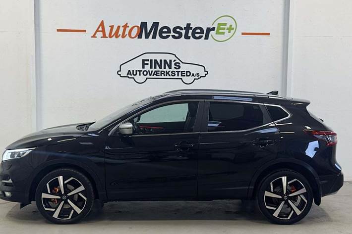 Grøn Nissan Qashqai fra 2018