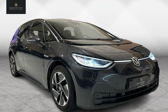 Sort VW ID.3 fra 2020 set udefra