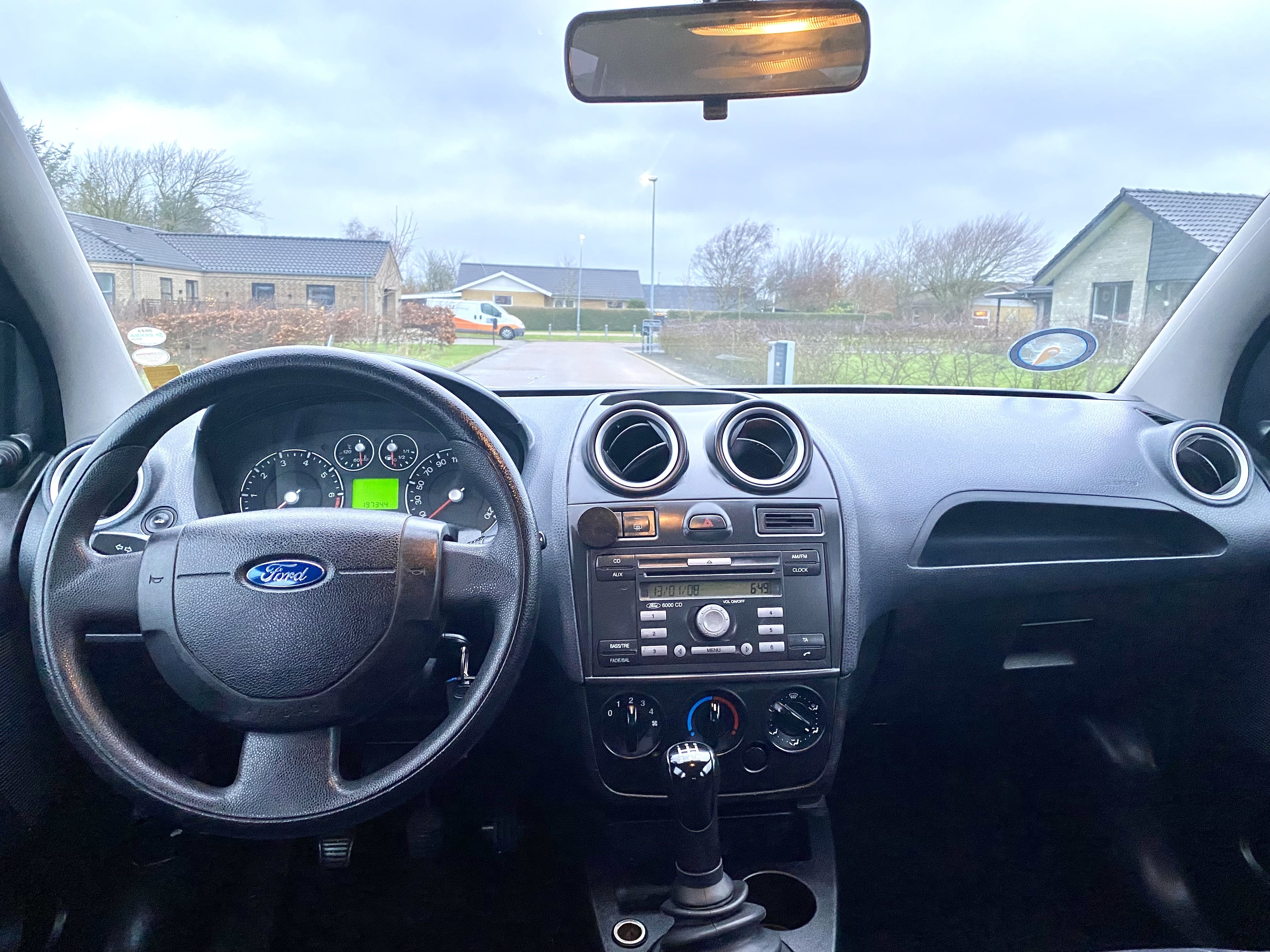 Sølv Ford Fiesta fra 2007