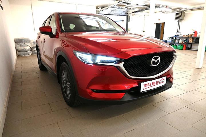 Rød Mazda CX-5 fra 2018