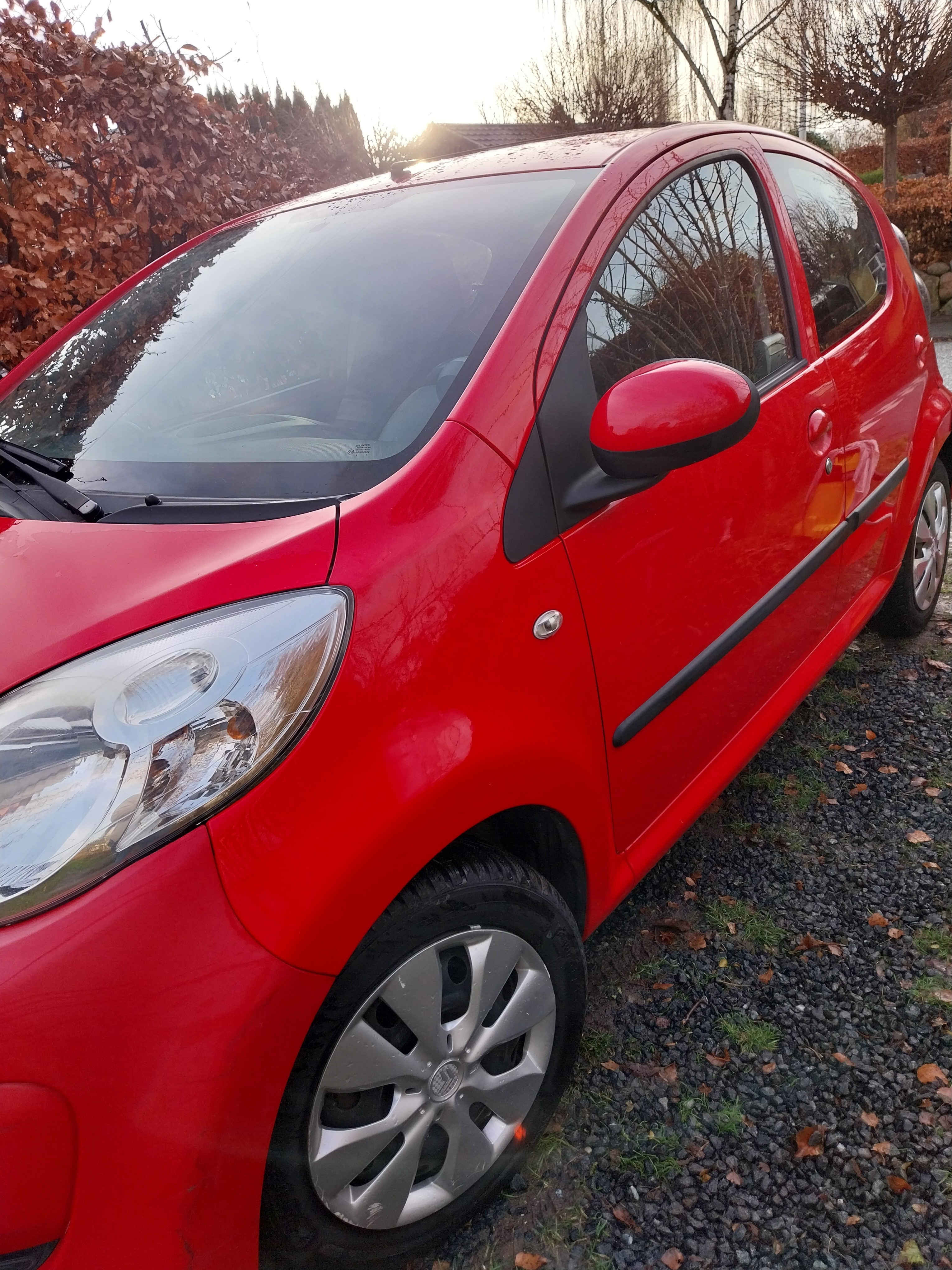 Rød Citroën C1 fra 2011