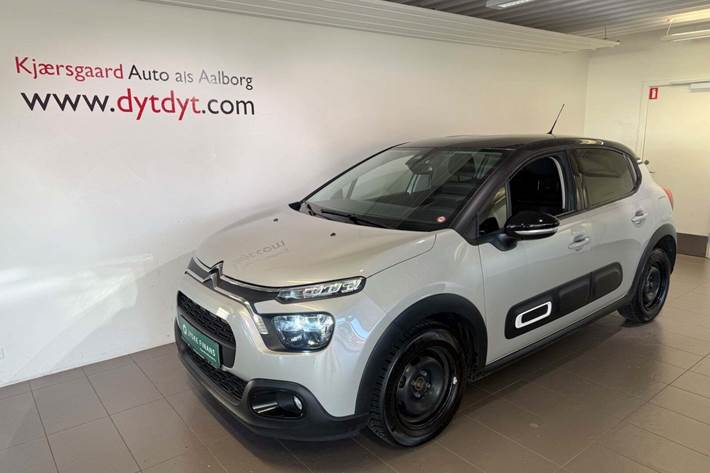 Beige Citroën C3 fra 2021 set udefra