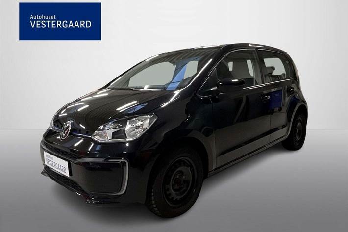 Beige VW E-UP! fra 2021 set udefra