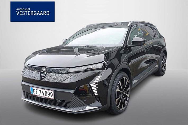 Sort Renault Scenic E-Tech fra 2024 set udefra